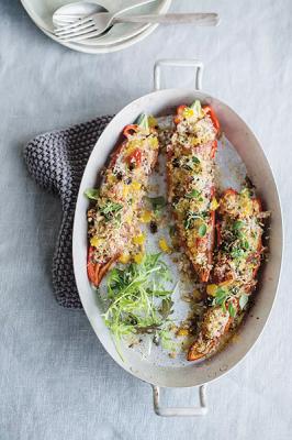 Gevulde zoete puntpaprika's met Zuiderse quinoa