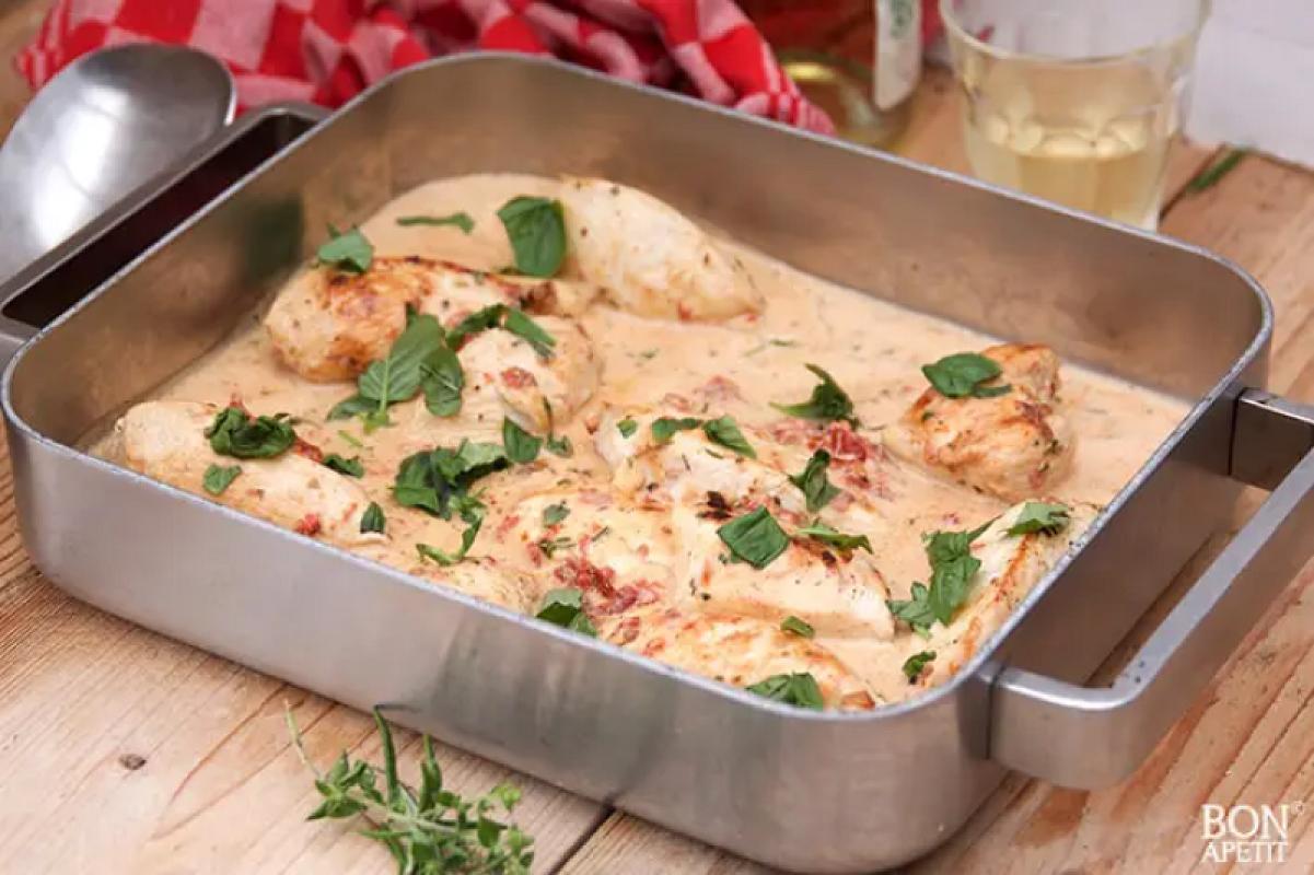 Waanzinnige kip uit de oven
